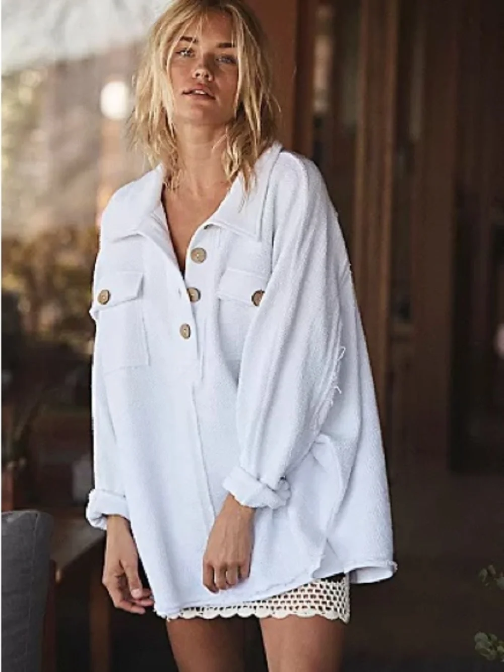 Free People Rowan Pullover Henley